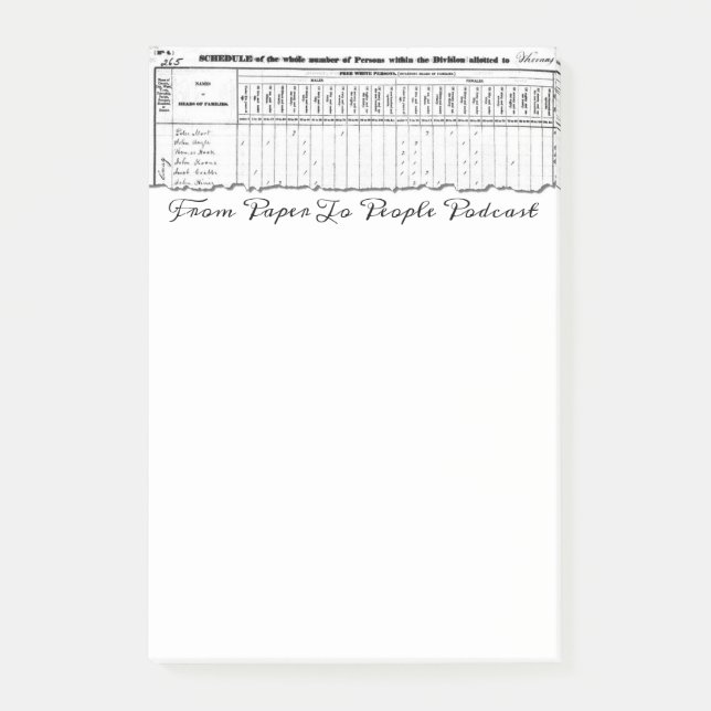 Post-It 1830 der Zählungs-FPPP Post-it Klebezettel (Vorderseite)