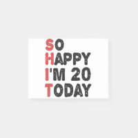 20e anniversaire So Happy I'm 20 Today Don Funny