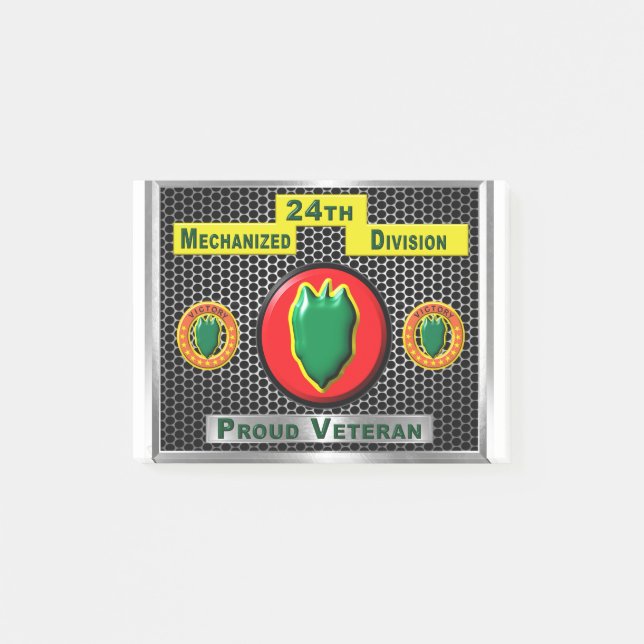 Post-it® 24e division d'infanterie mécanisée (Devant)