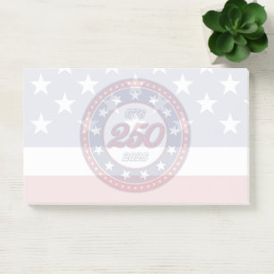 Post-it® 250e anniversaire d'Amérique avec le drapeau améri