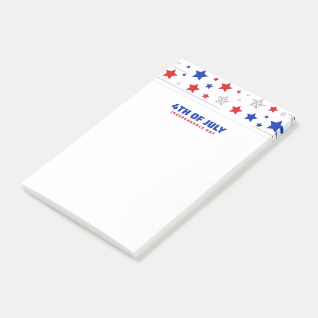 Post-it® 4 juillet heureux (Incliné)