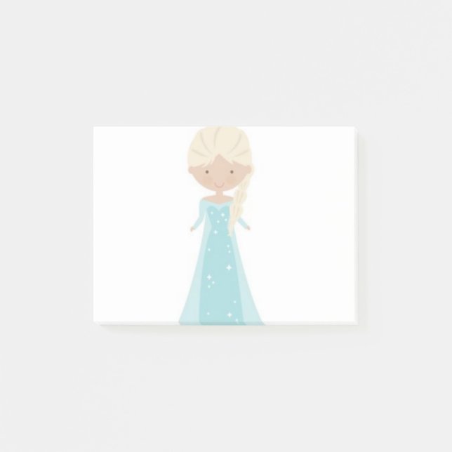 Post-it® 4 x 3 Post It Notes — Elsa Animée de Frozen (Devant)
