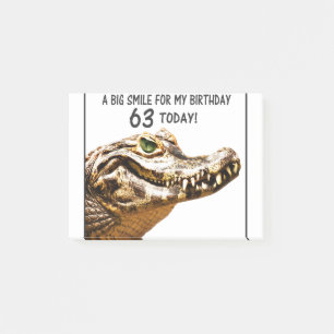 Post-it® 63e anniversaire Alligator Smile