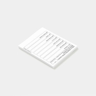 Post-it® 8CPH Mois Planner Tracker Post-it Pad