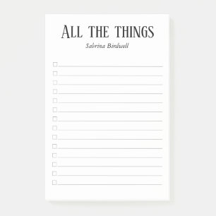 Post-it® A personnalisé toutes les choses pour faire la