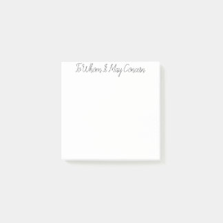 Post-it® À Qui Il Peut Concerner Post-Son 3x3