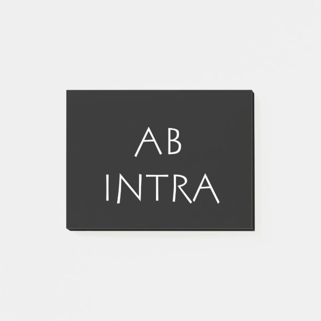 Post-it® Ab intra (Devant)