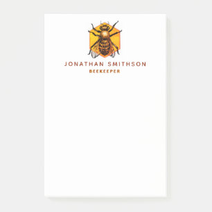 Post-it® Abeille de miel moderne et élégant Personnalisée