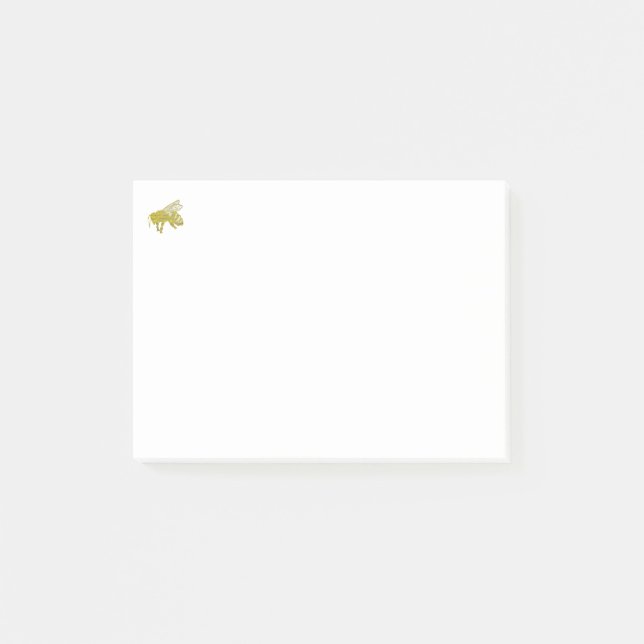 Post-it® Abeille d'impression typographique (Devant)