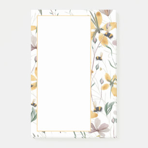 Post-it® Abeilles et plantes 4"x6"