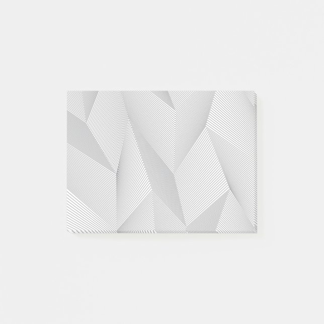 Post-it® Abstract, trendy, modern, simple line pattern (Devant)