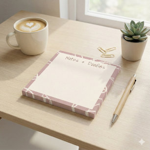 Post-it® Abstrait Vigne Tourbillonnante Notes Modernes & Gr