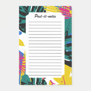 Post-it® Abstraits Plantes de Monstère Tropicale Géométriqu