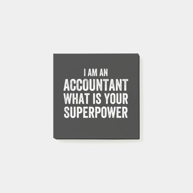 Post-it® accountant What is your Superpower (Devant)