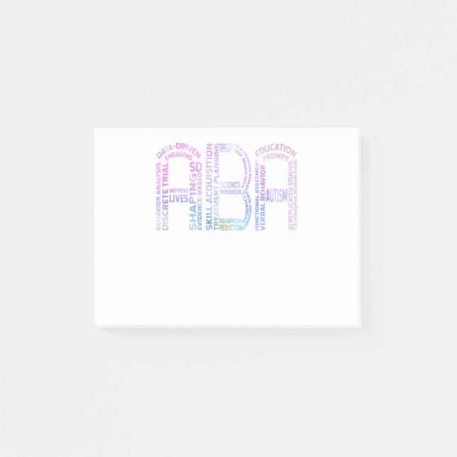 Post-it® Acronyme d'ABA mignon (Devant)