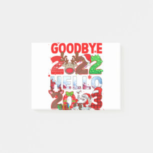 Post-it® Adieu 2022 Bonjour 2023 Joli thé de Noël