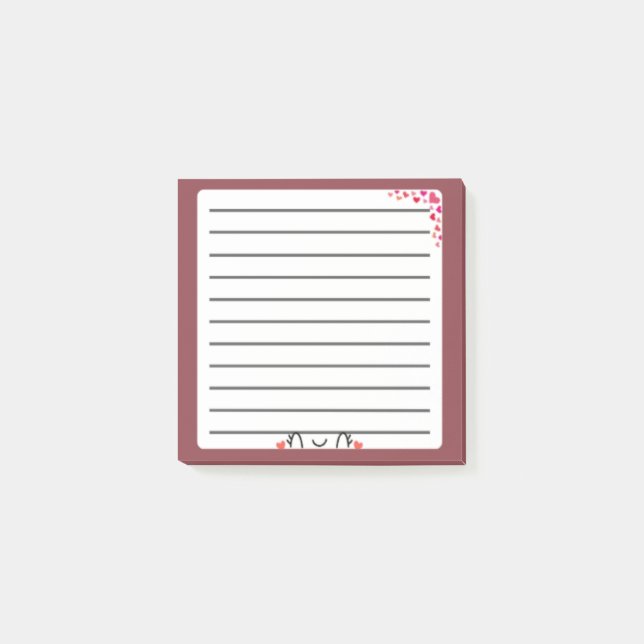 Post-it® Adorable Kawaii Post-It Note : Délicieux numérique (Devant)