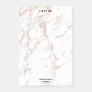 Post-it® Adresse blanche de nom de lux de blanc gris de