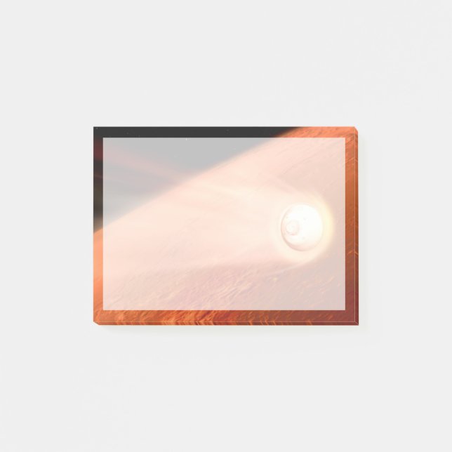 Post-it® Aérocoque Avec Perpersévérance Rover Descente Vers (Devant)