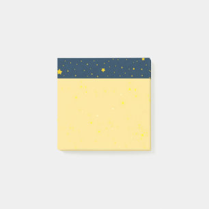 Post-it® Aesthetic Starry Night Celestial Yellow Post it No