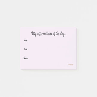 Post-it® Affirmations du jour…