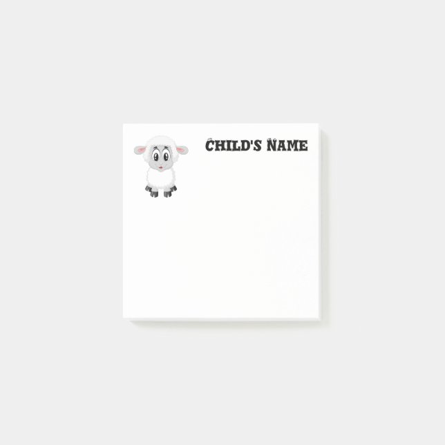 Post-it® Agneau mou (Devant)