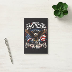 Post-it® Aigle 250 Ans Une Nation Sous Dieu