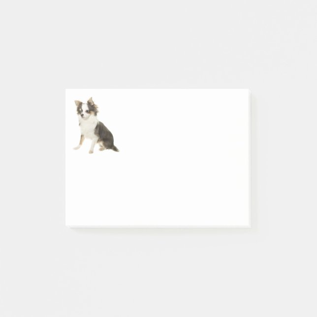 Post-it® Aimer les cheveux longs Chihuahua Chiot (Devant)