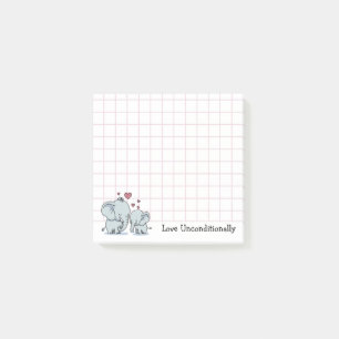 Post-it® Aimer les éléphants inconditionnels