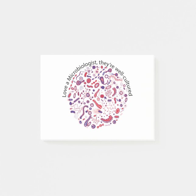 Post-it® Aimez un microbiologiste (Devant)