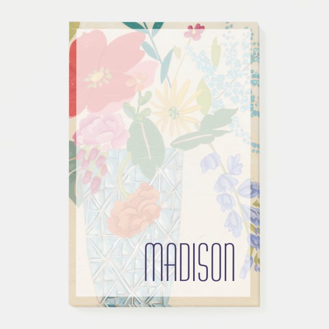 Post-it® Ajouter votre nom| Blossoms de printemps II (Devant)