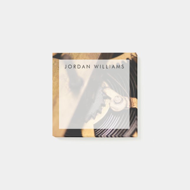 Post-it® Ajouter votre nom| Surveillance de la mécanique Ab (Devant)