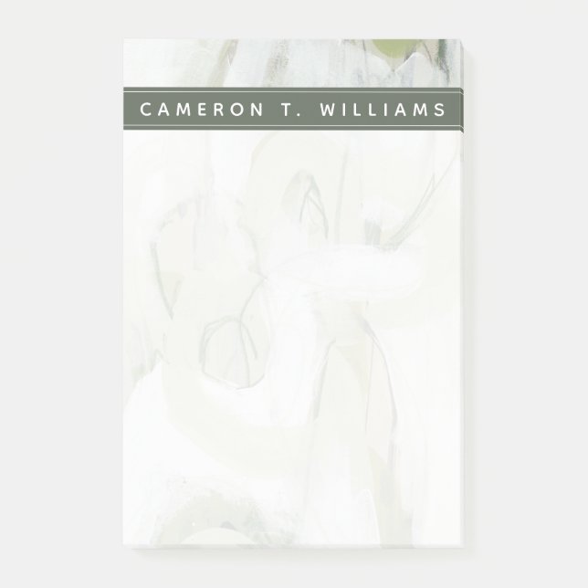 Post-it® Ajouter votre nom| Verge (Devant)