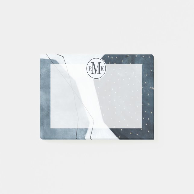 Post-it® Ajoutez votre abstraction adjacente des initiales (Devant)