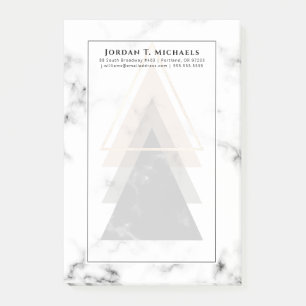 Post-it® Ajoutez votre conception de marbre   en pastel