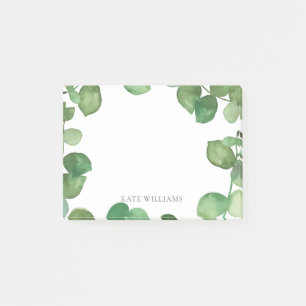 Post-it® Ajoutez Votre Nom Feuilles d'Eucalyptus
