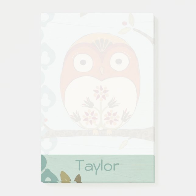 Post-it® Ajoutez votre nom | Forêt Whimsy I (Devant)