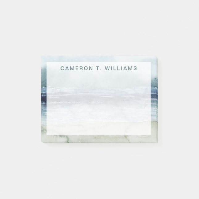 Post-it® Ajoutez votre nom | Mariner's Mist - Rive (Devant)