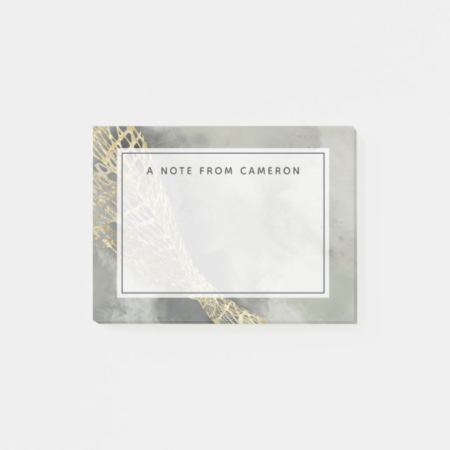 Post-it® Ajoutez votre nom | Matrice cloud (Devant)