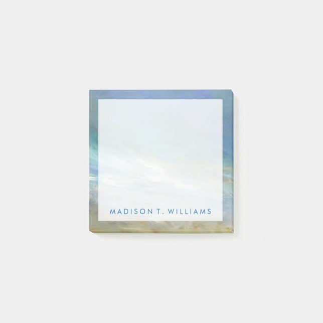 Post-it® Ajoutez votre nom | Nuages côtiers (Devant)