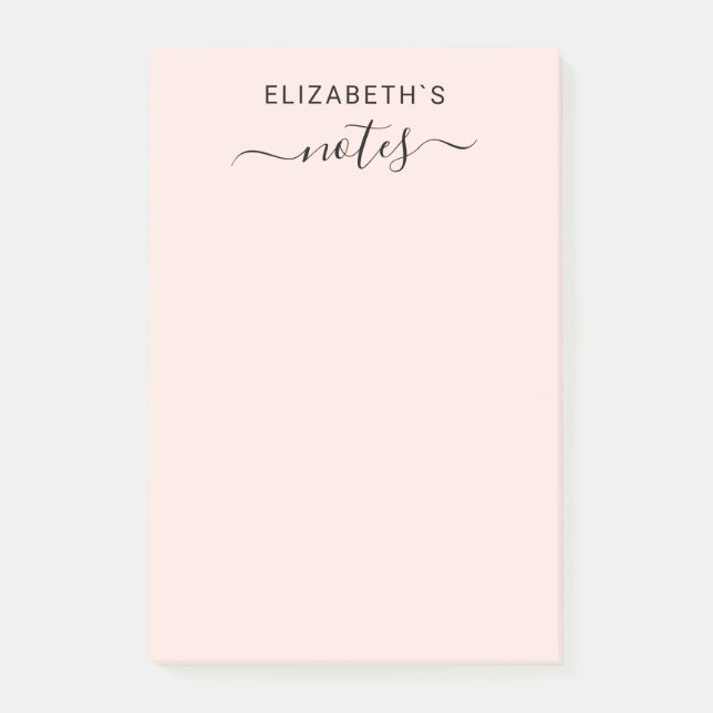 Post-it® Ajoutez votre simple nommé rougissent rose (Devant)