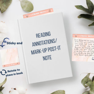Post-it® Alerte de thème Annotation de lecture en acrylique