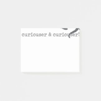 Post-it® Alice au pays des merveilles Citation Shirt Curiou