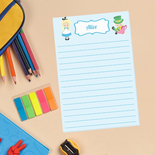 Post-it® Alice au Pays des Merveilles Enfants Personnalisés (Créateur téléchargé)