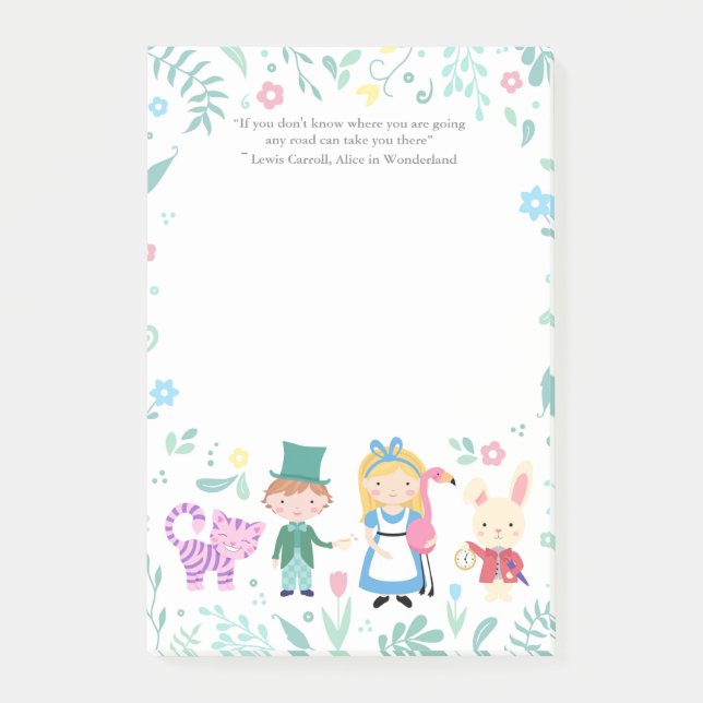 Post-it® Alice au Pays des merveilles Tea Party (Devant)