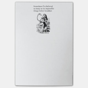 Post-it® Alice, six choses impossibles