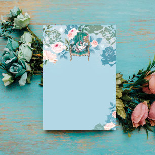 Post-it® Alice vintage Au Pays Des Merveilles Roses Roses R