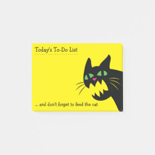 Post-it® Alimentez au chat le remue-ménage drôle ou le mi