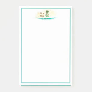 Post-it® Aloha Aquarelle Île aux ananas