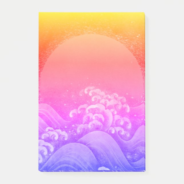 Post-it® AMATERASU SOLEIL GODDESS rose jaune bleu (Devant)